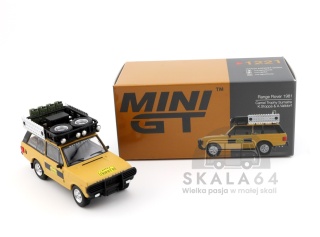 MINI GT Land Rover Ranger Rover 1981 Camel Trophy Sumatra K. Stoppa A. Valldorf LHD 1:64 MGT01221-BL