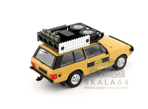 Model samochodu Land Rover Ranger Rover 1981 Camel Trophy Sumatra K. Stoppa A. Valldorf LHD w skali 1:64 - tył