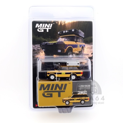MINI GT Land Rover Ranger Rover 1981 Camel Trophy Sumatra N. Sudmann F. Hofmann LHD 1:64 MGT01311-BL