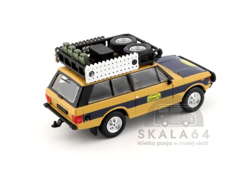 Model samochodu Land Rover Ranger Rover 1981 Camel Trophy Sumatra N. Sudmann F. Hofmann LHD w skali 1:64 - tył