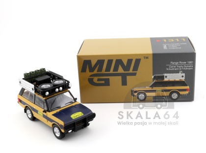 MINI GT Land Rover Ranger Rover 1981 Camel Trophy Sumatra N. Sudmann F. Hofmann LHD 1:64 MGT01311-L