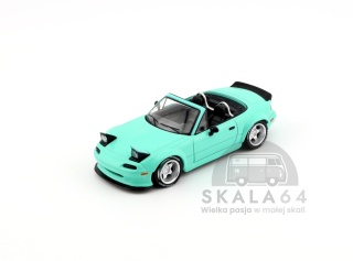 MINI GT Mazda MX-5 NA Pandem Body Kit Mint Green LHD 1:64 MGT01249-L
