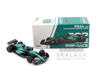 POP RACE Aston Martin AMR23 F1 #14 Fernando Alonso PR640198 1:64