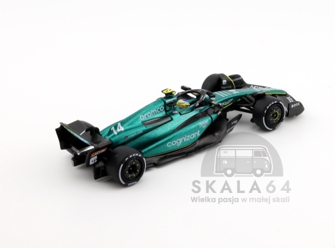 POP RACE Aston Martin AMR23 F1 #14 Fernando Alonso PR640198 1:64