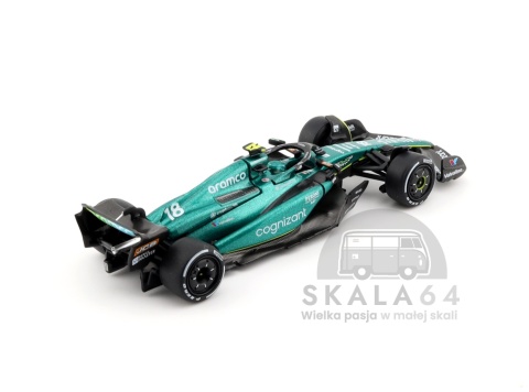 POP RACE Aston Martin AMR23 F1 #18 Lance Stroll PR640234 1:64
