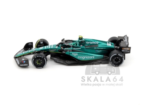 POP RACE Aston Martin AMR23 F1 #18 Lance Stroll PR640234 1:64