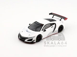 POP RACE Honda NSX GT3 EVO22 White 1:64 PR640280