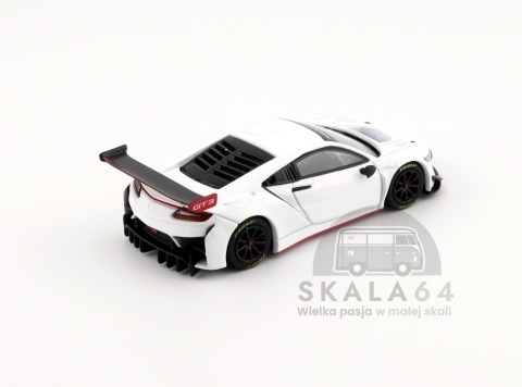 Model samochodu Honda NSX GT3 EVO22 White w skali 1:64 - tył