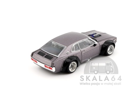 Model samochodu Nissan Laurel C130 Metallic Grey w skali 1:64 - tył