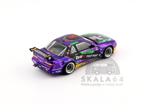 POP RACE Nissan Silvia S13 EVA RT Test Type-01 Pandem PR640432 1:64
