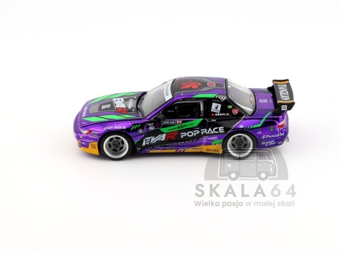 POP RACE Nissan Silvia S13 EVA RT Test Type-01 Pandem PR640432 1:64