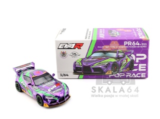 POP RACE Toyota GR Supra EVA RT Test Type-01 Goodride Pandem 1:64 PR640311