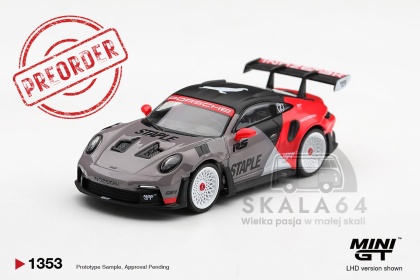 PREORDER MINI GT MGT01353-L 2025 Porsche 911 (992) GT3 RS Staple x Inozetek 1:64
