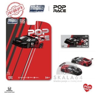 PREORDER POP RACE Enigma Honda NSX GT3 Evo22 ADVAN PRE011 1:64