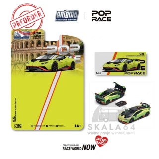 PREORDER POP RACE Enigma Lamborghini Huracán STO PRE031 1:64