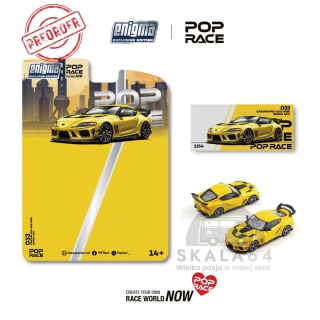 PREORDER POP RACE Enigma Toyota DarwinPRO 66G WBK Supra A90 PRE033 1:64