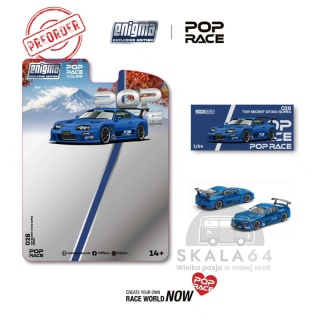 PREORDER POP RACE Enigma Toyota Top Secret Supra GT300 A80 PRE028 1:64