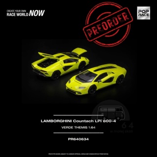 PREORDER POP RACE Lamborghini Countach LPI 800-4 PR640634 1:64
